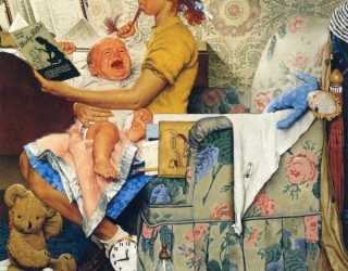 Almes Avançados - Norman Rockwell: Bebê Chorando