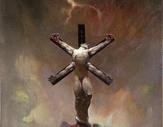 Almes Avançados - Frank Frazetta - Criatura Crucificada